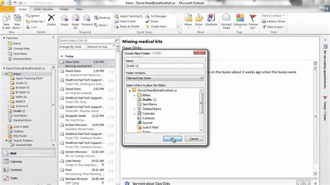 How To Create New Inbox Folder Outlook Mokasinflow