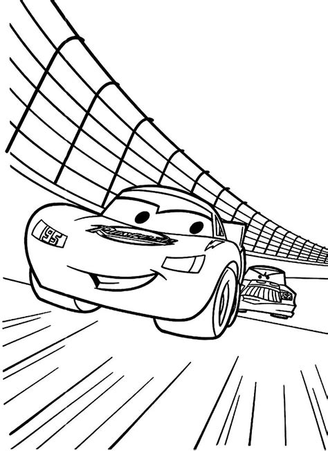 Coloriage de Cars à colorier pour enfants  Coloriages Cars