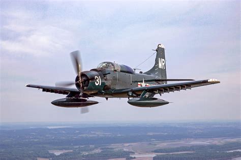 Douglas Ad 5w Skyraider At Platinum Fighter Sales