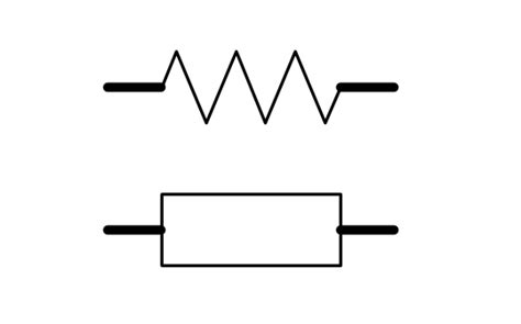 Electrical Schematic Symbol Resistor Free Cad Block A