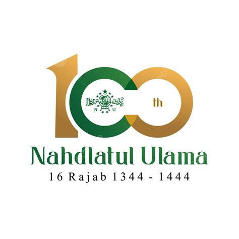 Gambar Logo 100 Tahun Nu Nu Logo Hijau Png Dan Vektor Dengan