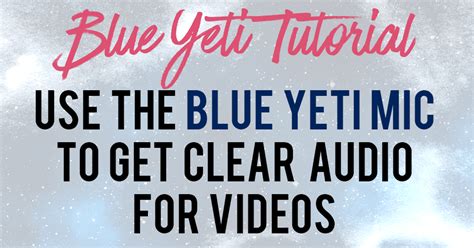 I'm testing with both clear blue digital tests this cycle. Blue Yeti Tutorial: How To Use The Blue Yeti Microphone To ...