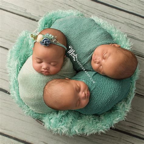 Newborn Triplets Photography Newborn Triplets Triplet Babies Cute