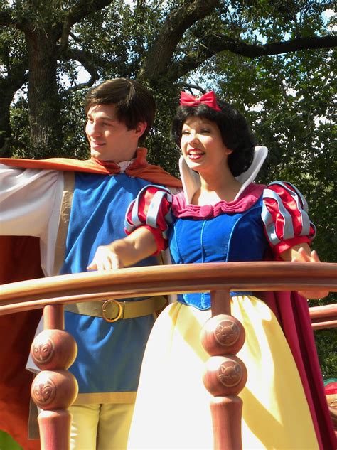 Snow White And Prince Charming At Disneys Magic Kingdom