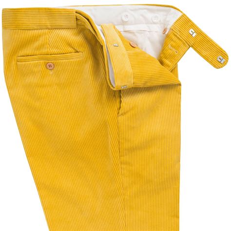 Yellow Corduroy Trousers Mens Country Clothing Cordings Us