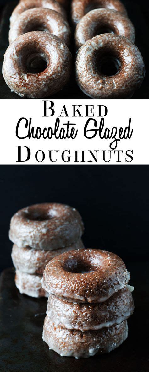 Easy Baked Glazed Chocolate Doughnuts Errens Kitchen Recipe Best Donut Recipe Desserts