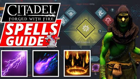Citadel Forged With Fire Xb1 Ps4 Pc Spells Guide How To Make Weapons