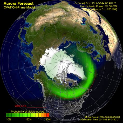 Aurora Borealis Forecast Map Aryaisabelnoah