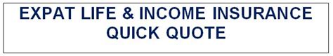 Expat Life Insurance & Income Protection - for British & Irish Expats