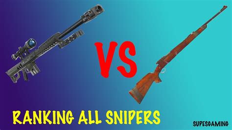 Ranking All Snipers In Fortnite Youtube