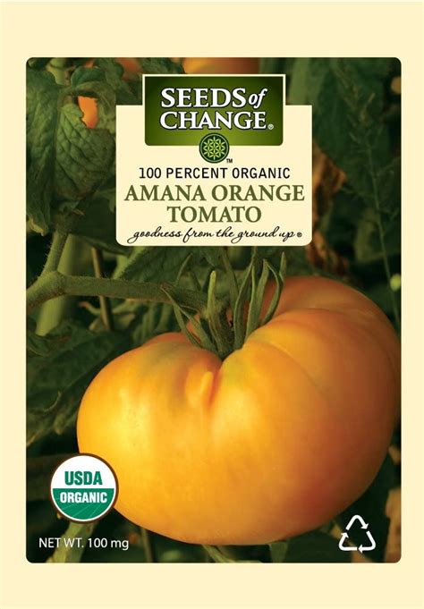 Seeds Of Change 5100 Amana Orange Tomato Vegetable