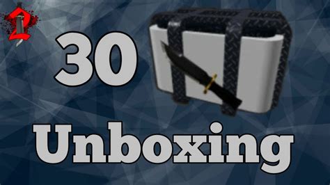 30 Mystery Boxes Unboxing In Roblox Mm2 Youtube