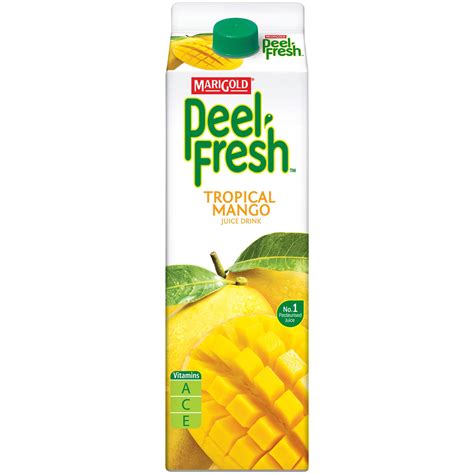 Marigold Peel Fresh Tropical Mango Juice 1l Mygroser