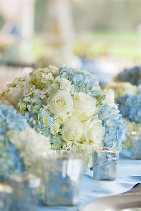Check out these designs for some major something blue inspiration. Blue Wedding Flowers | Wedding Ideas | CHWV