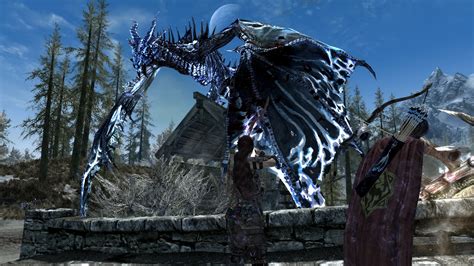 Immersive Dragons Resized Sse At Skyrim Special Edition Nexus Mods