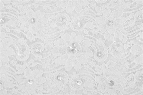 White Fabric Flower Pattern Stock Photography Image 20091882