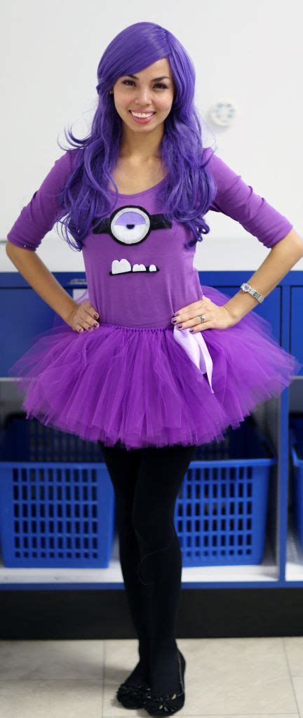 Everyone has been obsessed with the little yellow minions lately. Purple Minion from Despicable Me movie for Halloween 2013 ...