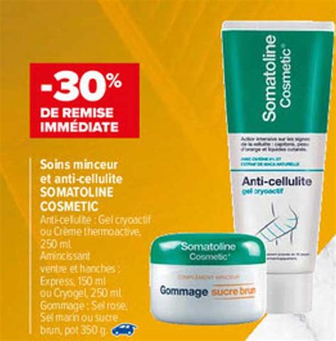 Promo Soins Minceur Et Anti Cellulite Somatoline Cosmetic Chez