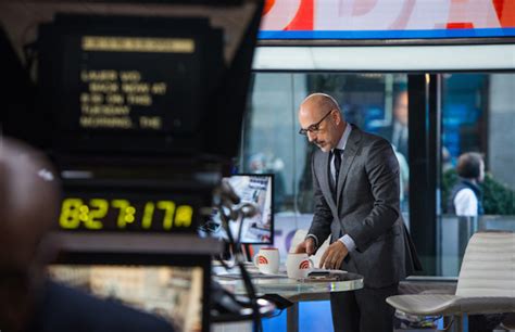 Not in a tribute to the today show studios. Matt Lauer Is Reportedly Trying to Give Advice to 'Today ...