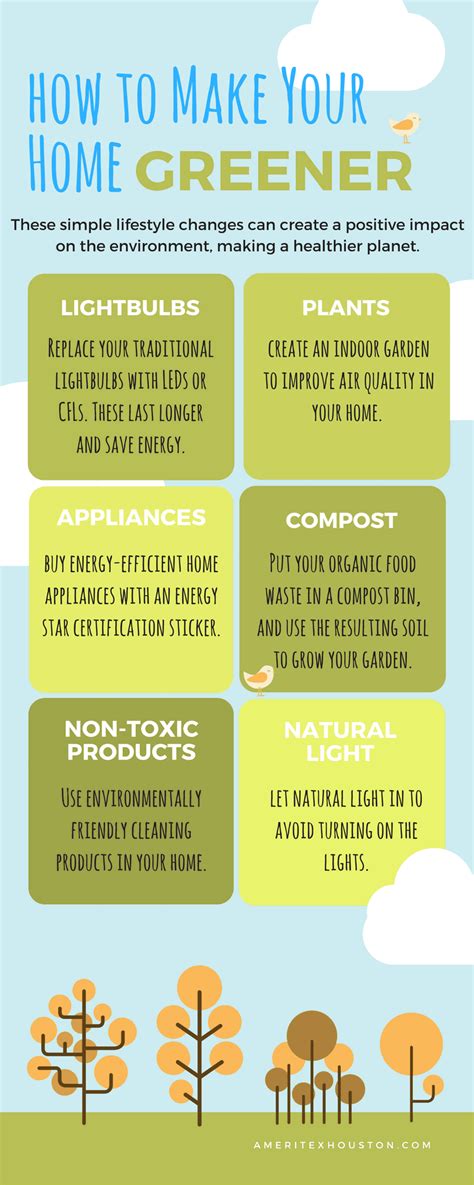 Environmentally Friendly Home Infographic Ameritex Movers