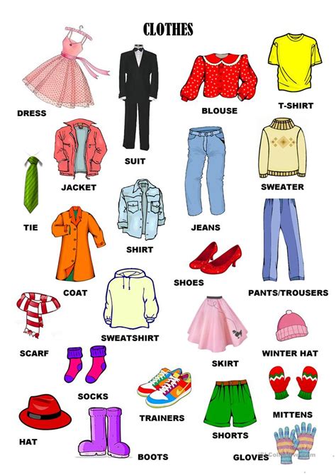 Clothes In English 5º My English And Science