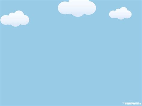 Clouds Powerpoint Backgrounds