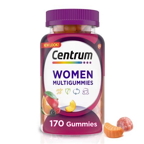 Centrum Multigummies Womens Multivitamin Supplement Gummies Assorted Fruit 170 Ct Walmart