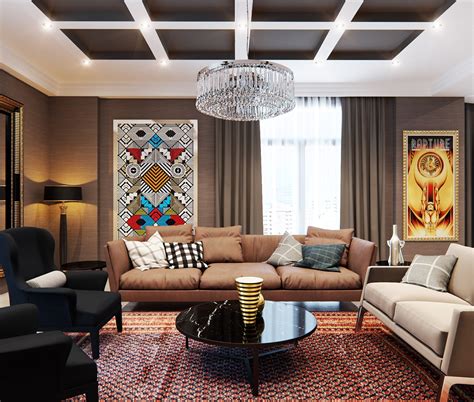 A Stylish Apartment With Classic Design Features