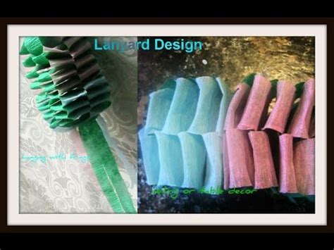 All information these cookies collect is aggregated and therefore anonymous. 'Lanyards streamers" DIY how to decorate using streamers ...