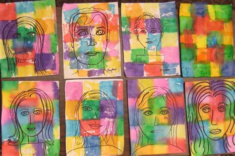 Self Portrait Workshop Paul Klee Elementary Art Projects