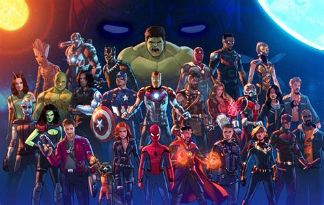 Marvel Cinematic Universe Heroes And Villains Wallpapers Wallpaper Cave