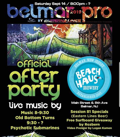 Belmar Pro Official After Party Njcb Your Resource For Beer In New