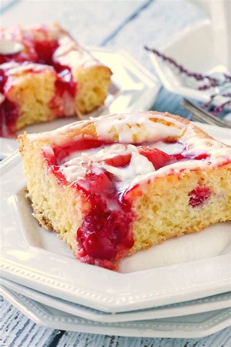 Glazed Cherry Coffee Cake Bunny S Warm Oven