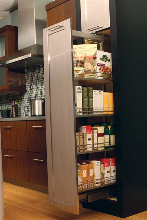 Modern And Classic Pull Out Pantry Design Homesfeed