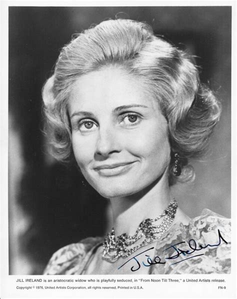 Jill Ireland ‘from Noon Till Three 1976 Regis Autographs