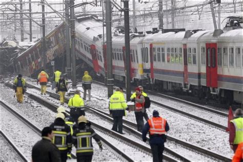 Bbc News In Pictures Belgian Train Crash