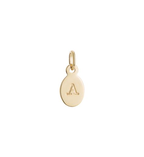 Solid Initial A Z 14k Gold Kirstin Ash United States Bespoke
