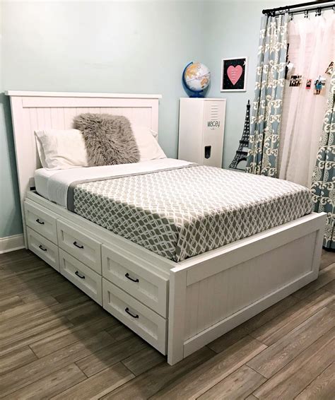 Full Size Storage Bed With Trundle Ana White