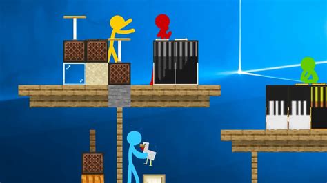 Note Block Battle Animation vs Minecraft Shorts Ep 16 Music by