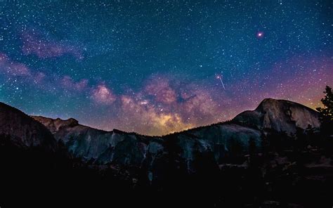 2560x1600 Stars Space Landscape Mountains Wallpaper2560x1600