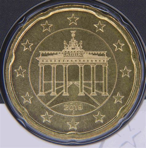 Germany 20 Cent Coin 2019 J Euro Coinstv The Online Eurocoins