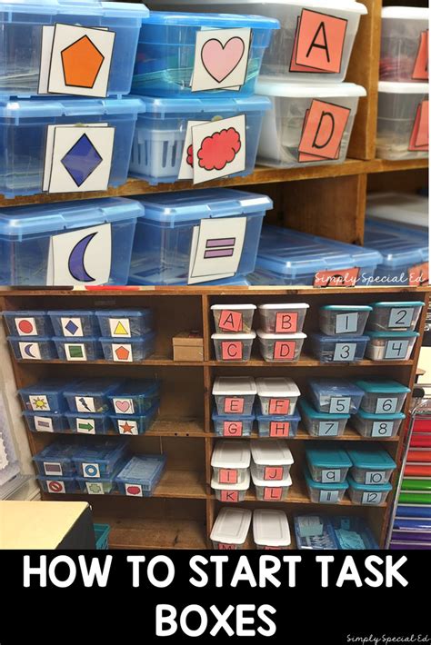 How To Get Started With A Task Box System For Independent Work In A Special Education Classroom