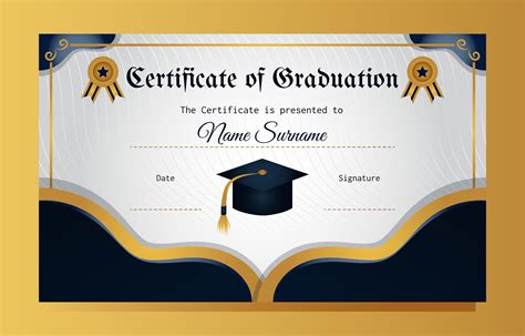 Graduation Diploma Certificate Template
