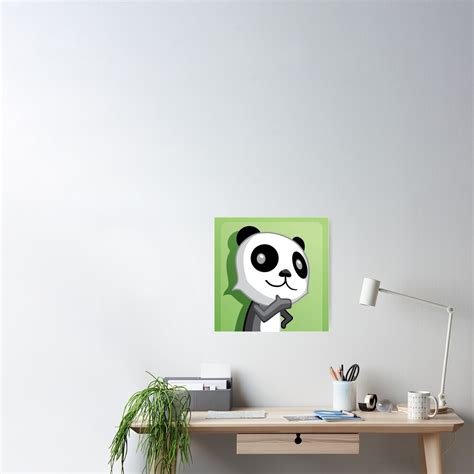 Panda Gamerpic Poster By Bleasheevor Redbubble