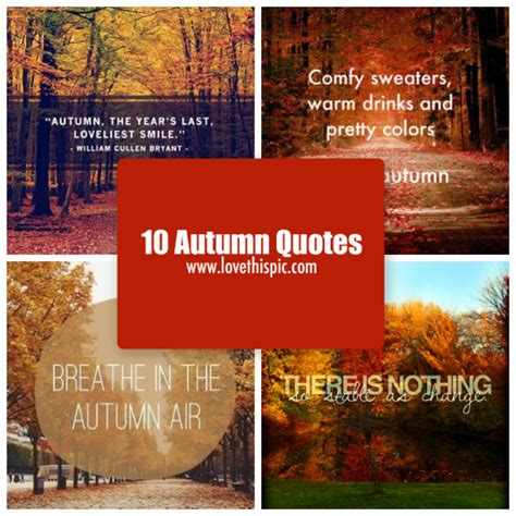 10 Autumn Quotes