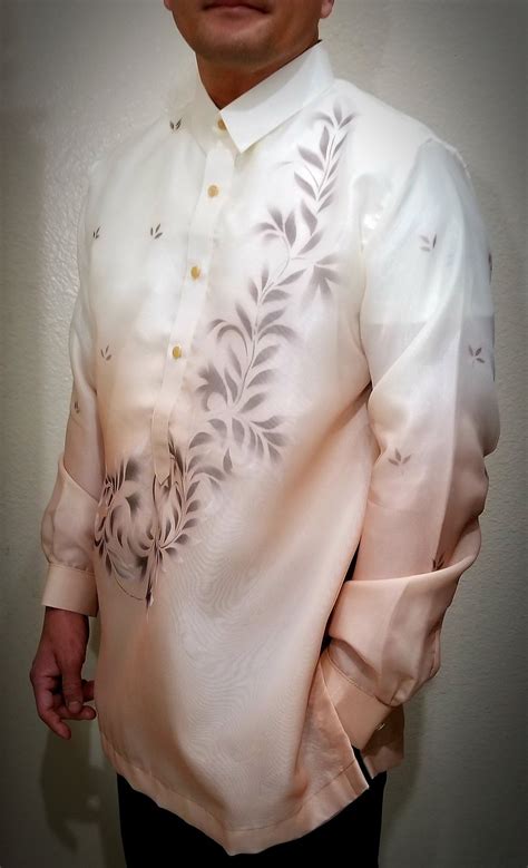 Barong Tagalog With Inner Lining Philippine National Costume