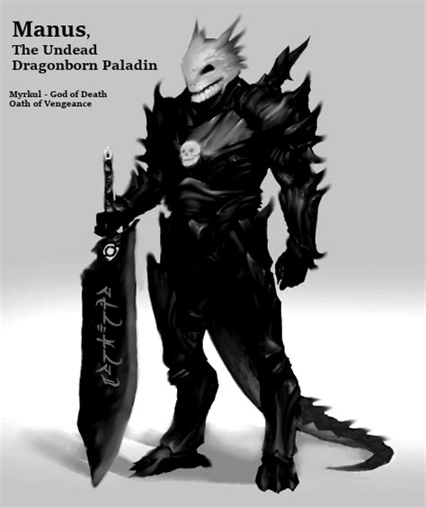 Dnd Undead Dragonborn Paladin By Ghandiji On Deviantart