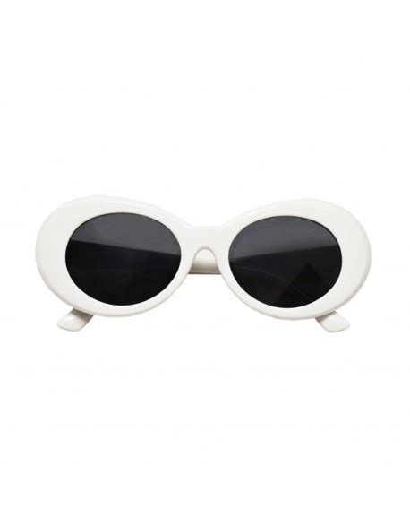 Bold Retro Oval Mod Thick Frame Sunglasses Round Lens Clout Goggles