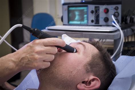 Ultrasound Eye Examination Stock Image C0163775 Science Photo