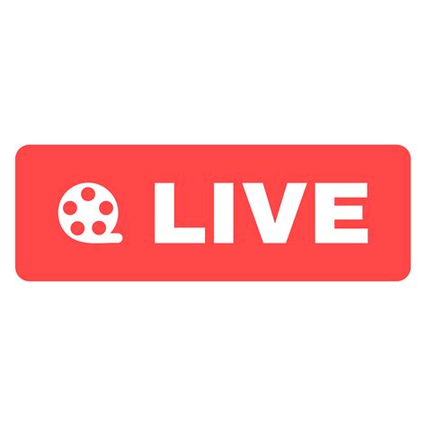 Social Live Stream Linear Icon Web Streaming Badge Online Broadcast